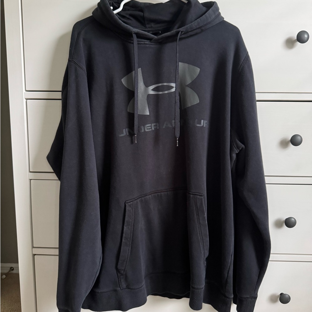 Under Armour Black Sweatshirt Hoodie Classic Design